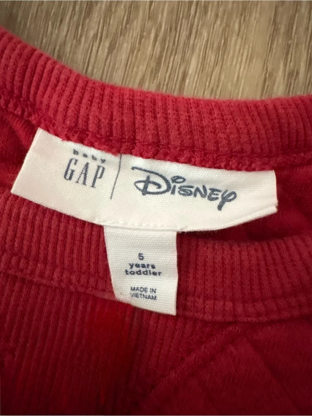 Kids Disney Sweatshirt with Black Mickey Patch
